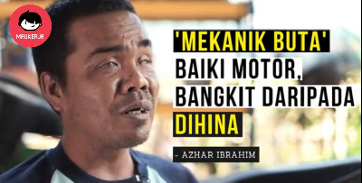 “Tiada Majikan Nak Ambil Saya Bekerja, Pandang Rendah Lagi Ada Lah”- Lelaki Cacat Penglihatan Kini Mekanik Motor Berjaya