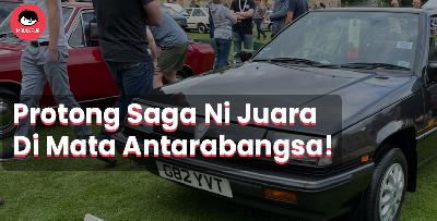 Proton Saga tahun 1989 memenangi anugerah di United Kingdom, Merecik! Kereta Legend...