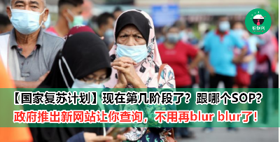 你所在的州属正处于什么复苏阶段？有什么SOP？ 3个步骤让你check清楚，超实用的查询网站赶紧收藏起来！