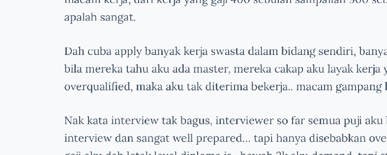 Graduan ‘Master’ Tetapi Menjadi ‘Rider’