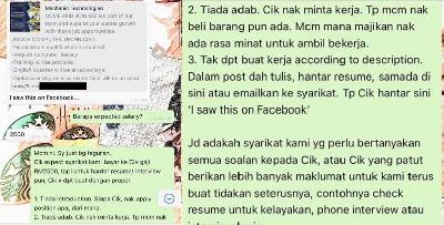Tidak beradab ketika memohon kerja, HR ini ‘sekolahkan’ bakal pekerja sehingga terdiam!
