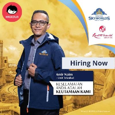 Mencari Kerja Technician? Jom Bekerja di Genting Highlands!