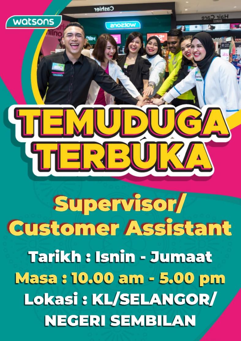 Jom Sertai Keluarga Besar Watsons di Negeri Sembilan, Selangor, dan Kuala Lumpur