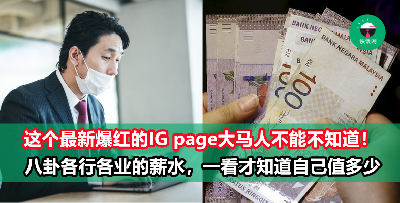 这个一夜爆红的IG page大马人不能不知道！全民匿名投稿自己的职位与薪水，一看就知道自己有没有underpaid！