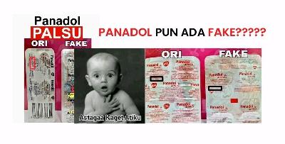 CARA NAK TAHU PANADOL YANG “FAKE/COPYORI’