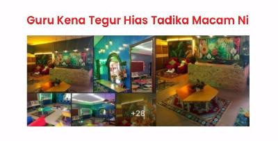 Guru Ditegur Hias Kelas Tadika Banyak Sangat Lampu, Korang Rasa?