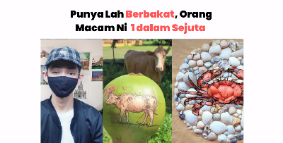 [VIRAL] Bakat Luar Biasa Dalam Bidang Melukis, Macam REAL!