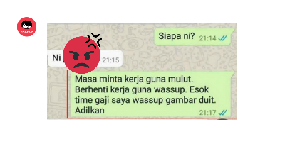 "Masa Minta Kerja Guna Mulut, Berhenti Kerja Guna WhatsApp..." - HR Sekolahkan Bekas Pekerja