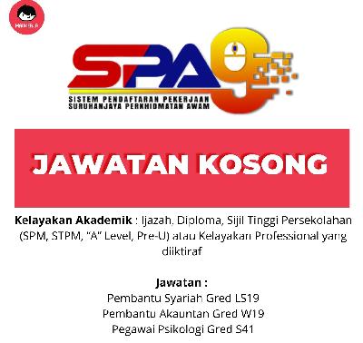 Jawatan Kosong Terkini 2022 PELUANG KERJAYA DIDALAM SURUHANJAYA PERKHIDMATAN AWAM 