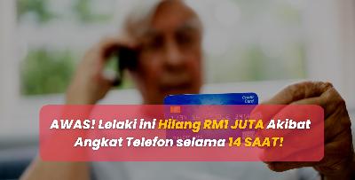 AWAS! Lelaki ini Hilang RM1 JUTA Akibat Angkat Telefon SCAM selama 14 SAAT! 