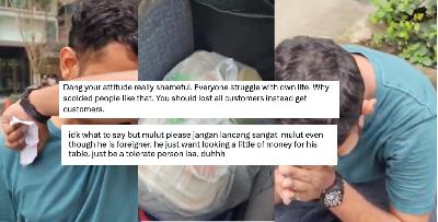 Lelaki Singapore Ini Dikecam Netizen Kerana Menegur Pekerja Asing Bekerja sebagai Rider Makanan di Negara Itu!
