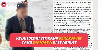 Kisah Sedih Seorang Pekerja HR Dianiaya Di Syarikat
