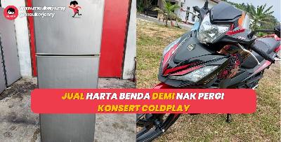 Pemuda Ni Sanggup Jual Harta Benda Demi Coldplay..