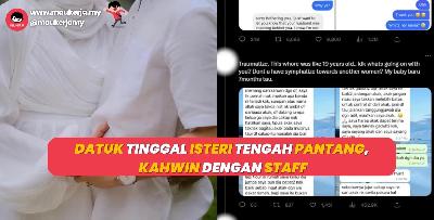 Datuk Kahwin Perempuan Lain Masa Isteri Tengah Berpantang