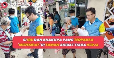 Kisah Sedih Ibu dan Anak Terpaksa Tinggal Di Taman Kerana Duit Habis