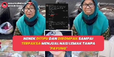 Nenek Jual Nasi Lemak Ditipu dan Diambil Kesempatan