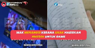 Mak Menangis Anak ‘Keringkan’ Akaun Bank RM290,000 Hanya Kerana Game
