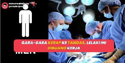 Gara-Gara Kerap Ke Tandas, Lelaki Ini Dibuang Kerja
