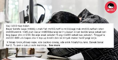GAJI RM5000 Sebulan "SAKIT" Nak Sara Isteri dan Lima Anak! TERDESAK Setiap Bulan Terpaksa Pinjam Wang