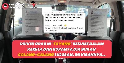 Driver Grab Ni ‘Tayang’ Resume Dalam Kereta Dan Rupanya Dia Bukan Calang-Calang Lulusan. Ini Kisahnya…