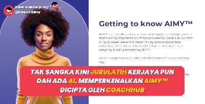 Tak Sangka Kini Jurulatih Kerjaya Pun Dah Ada AI. Memperkenalkan AIMY™ Dicipta Oleh CoachHub