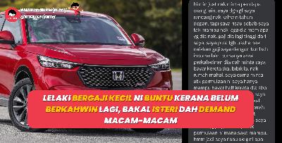 Lelaki Bergaji Kecil Ni Buntu Kerana Belum Berkahwin Lagi, Bakal Isteri Dah Demand Macam-Macam