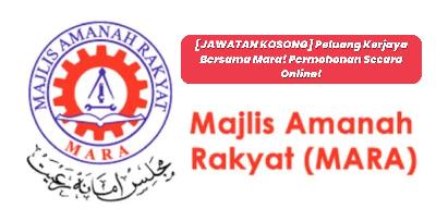 [JAWATAN KOSONG] Peluang Kerjaya Bersama Mara! Permohonan Secara Online!