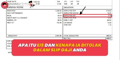 Apa Itu EIS Dan Kenapa Ia Ditolak Dalam Slip Gaji Anda