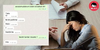 Mintak Kerja Macam Sembang Dengan Member! Lepasan SPM Minta Kerja Secara Biadap! Ini Nasihat Dari Netizen