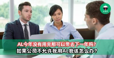 年假（AL）如果今年没有用完那可以带去下一年继续用吗？