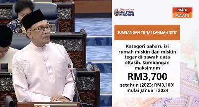 Bayaran STR Naik RM500! Permohonan Dibuka Pada November - Perdana Menteri Anwar Ibrahim