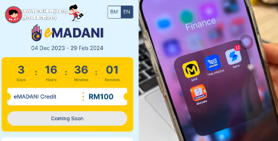 Kredit RM100 eMadani Boleh Dituntut Mulai 4 Disember 2023, Ini Cara Permohonan Dan Penebusan.
