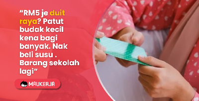 Wanita Mengeluh Anak Hanya Dapat Duit Raya RM5 Masa Hari Raya