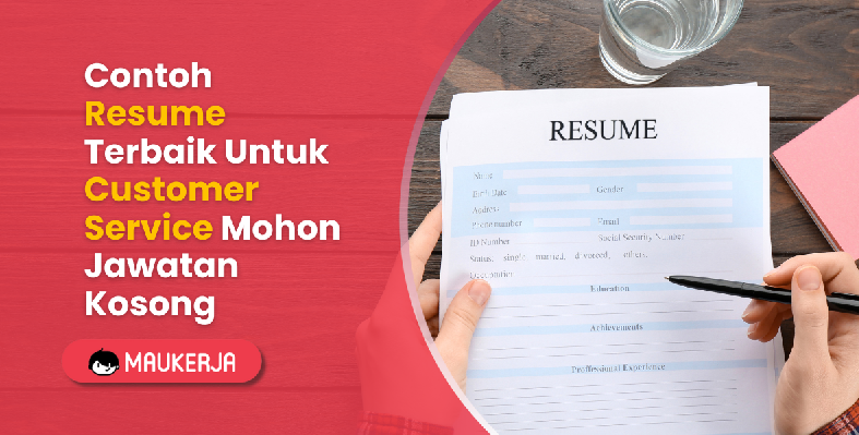Contoh Resume Terbaik Untuk Customer Service Mohon Jawatan Kosong