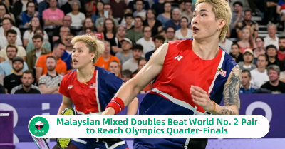 Malaysian Mixed Doubles Shock World No. 2 Pair to Reach Olympics Quarter-Finals