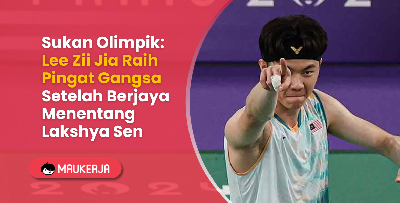 Sukan Olimpik: Lee Zii Jia Raih Pingat Gangsa Setelah Berjaya Menentang Lakshya Sen
