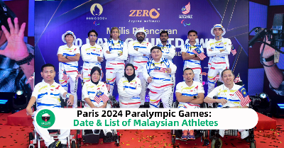 Paris Paralympic Games 2024: Date & List of Malaysian Athletes