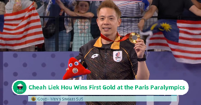 Cheah Liek Hou Wins First Gold at the Paris Paralympics