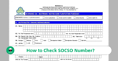 What is SOCSO? How to Check SOCSO Number?