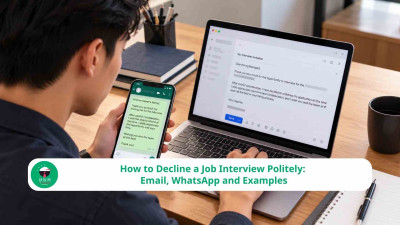 How to Decline a Job Interview Politely: Email, WhatsApp and Examples